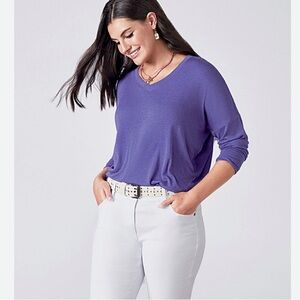 Cabi Serenity Tee Violet